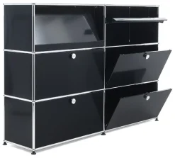 USM Haller Highboard L mit Schrägtablaren