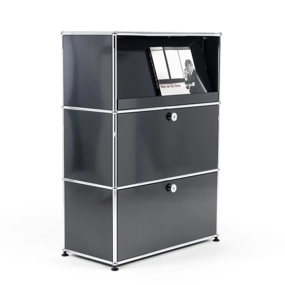 USM Haller Highboard M mit Schrägtablar