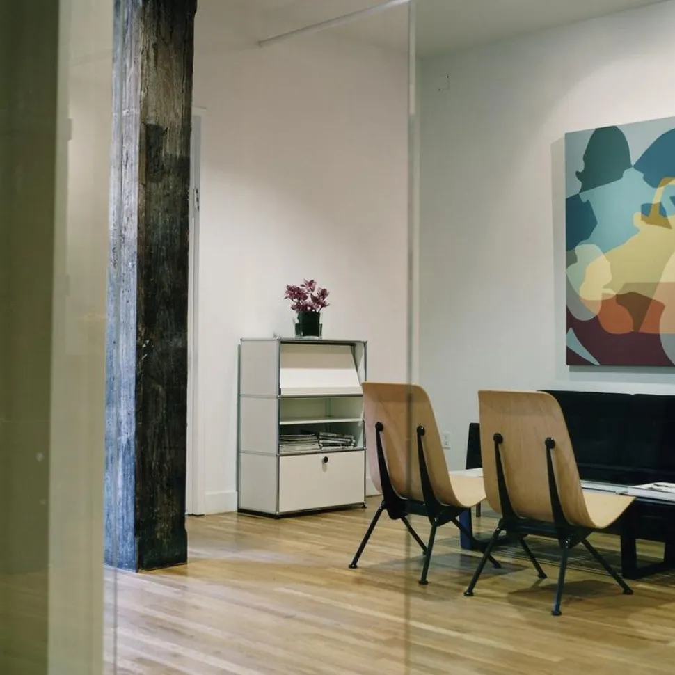USM Haller Highboard M mit Schrägtablar