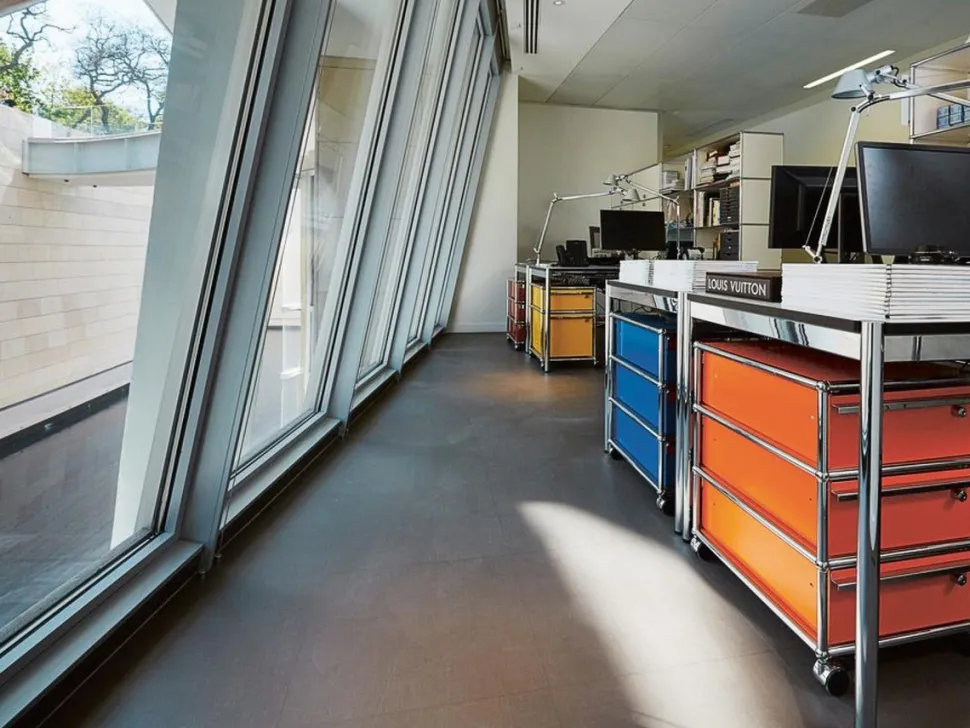 USM Haller Rollcontainer mit Hängeregistratur