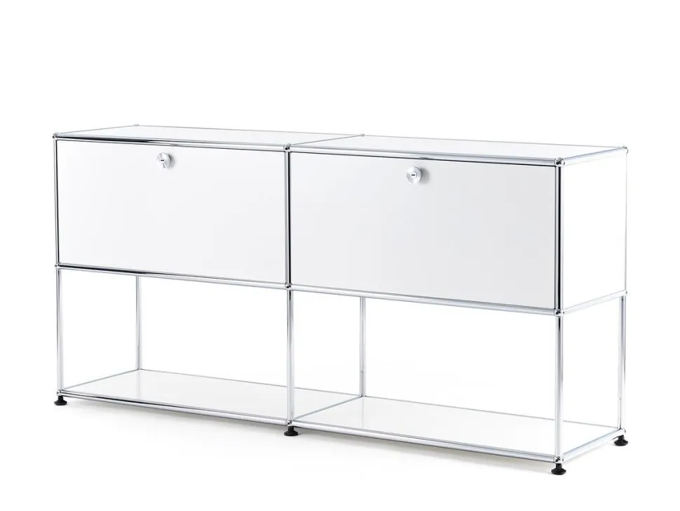 USM Haller Sideboard L mit 2 Klappen, unten Struktur