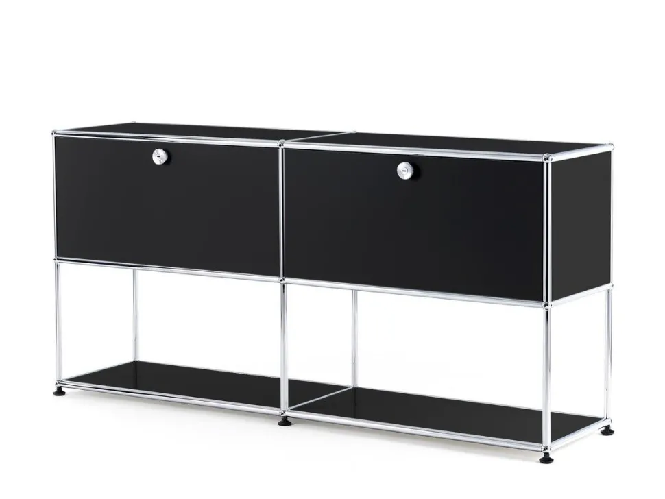 USM Haller Sideboard L mit 2 Klappen, unten Struktur