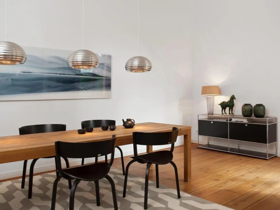 USM Haller Sideboard L mit 2 Klappen, unten Struktur