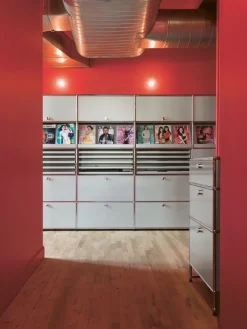 USM Haller Theke Typ 2 (mit Schrägtablaren)
