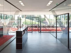 USM Haller Theke Typ 2 (mit Schrägtablaren)