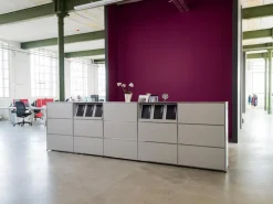 USM Haller Theke Typ 2 (mit Schrägtablaren)