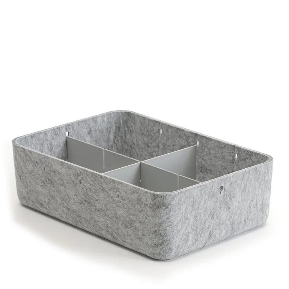 USM Inos Box mit Unterteilung + Deckel