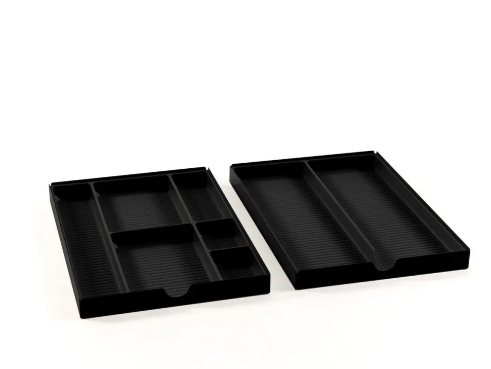 USM Inos Materialeinsatz für flache Schublade (Rollcontainer)