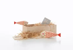 Wooden Dolls Mother Fish & Child